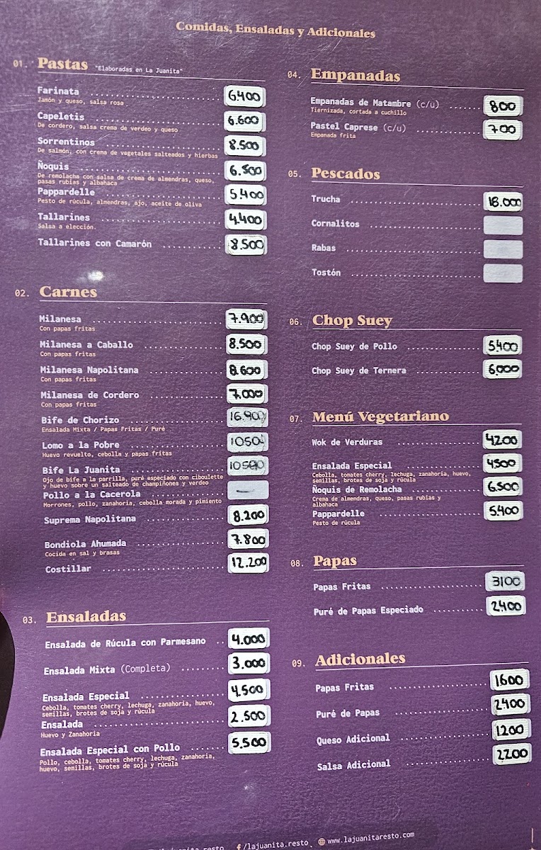 Menu La Juanita Casa De Comidas-6