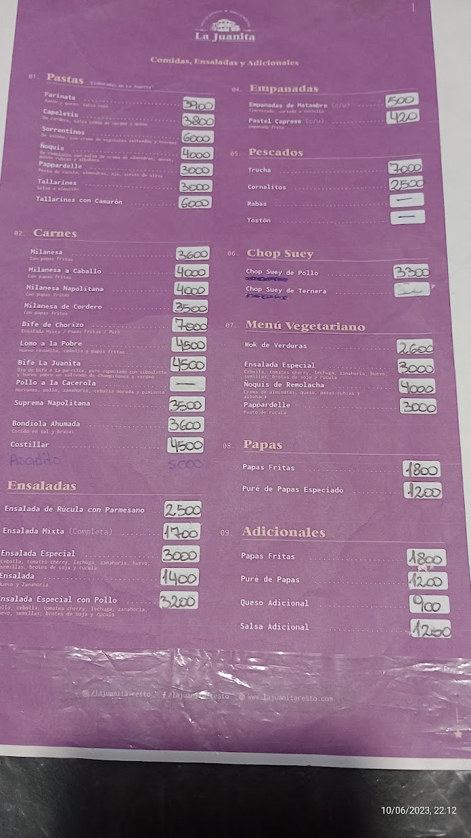 Menu La Juanita Casa De Comidas-9